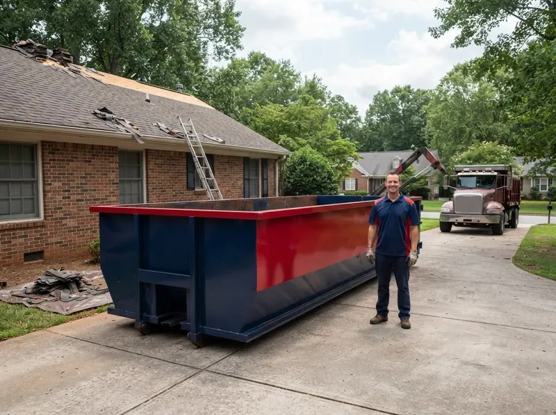 Roofing Tear-Off Dumpster Rental in Charlotte, NC